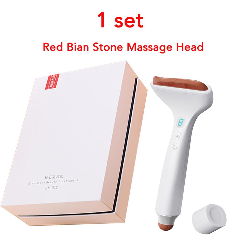 Aparat de masaj electric antirid pentru fata Bian Stone