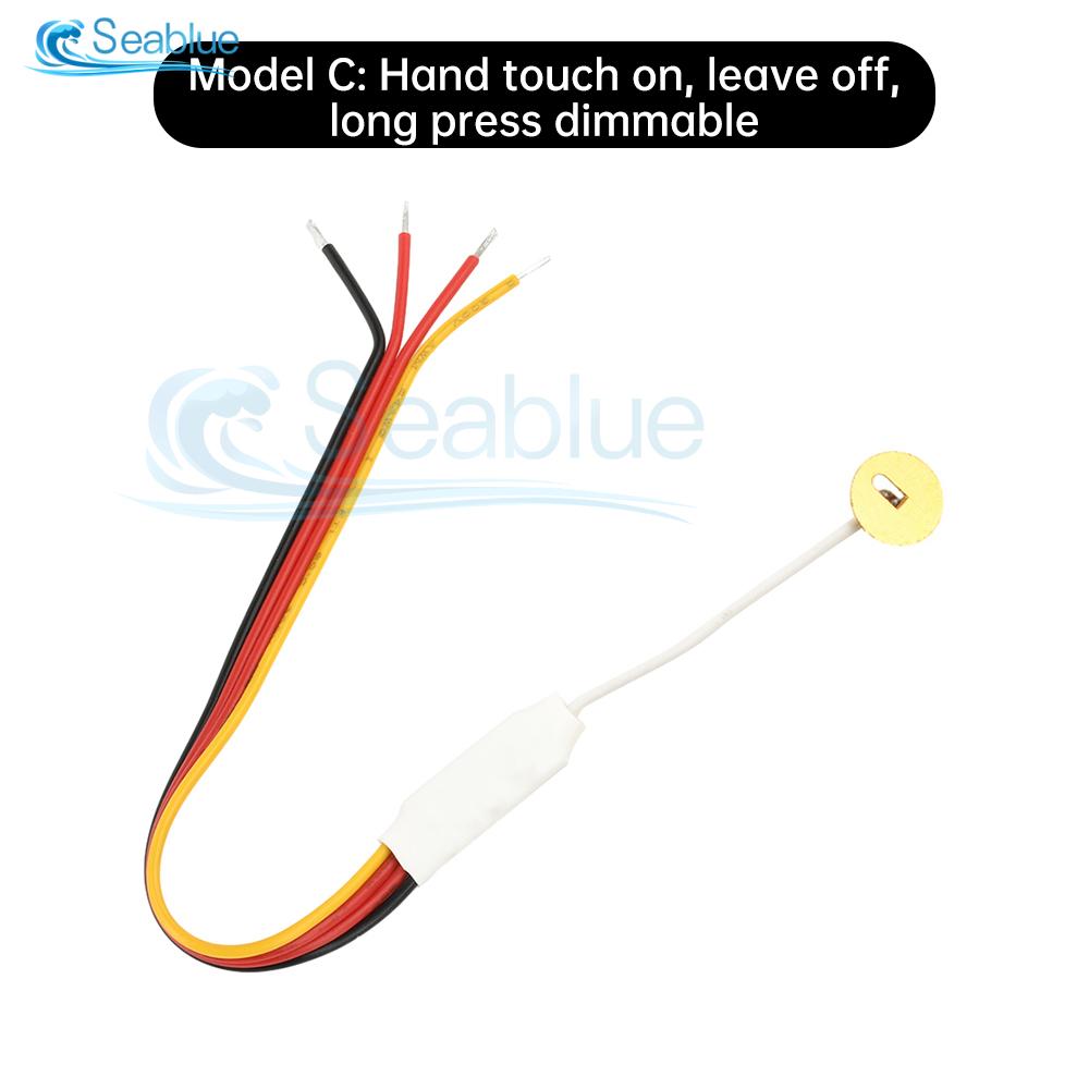 

DC 3.7-24V 2.5A Momentary Self-Locking Normally Open/Closed Touch Switch Mini Touch Sensor Water Level Monitor