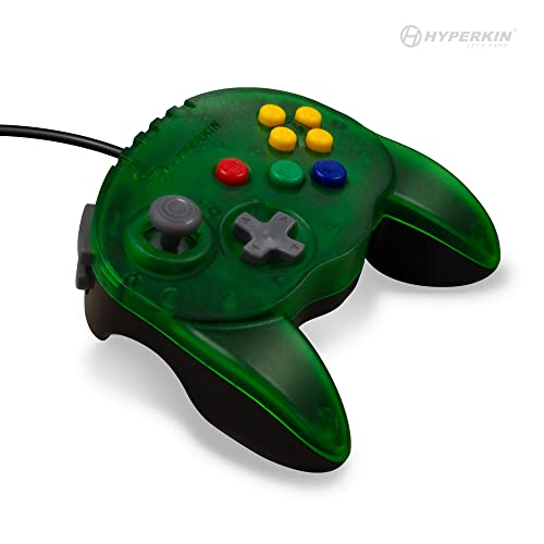 Hyperkin N64® Wired Controller Original Port Fleet Admiral Hyperkin Fleet Admiral N64 Wired Controller Green