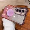 Luxury Shockproof Glitter Holder For Silicone Ring A 56 Case For Samsung galaxy A56 A36 A16 A26 A55 A15 With Holder Stand Cover