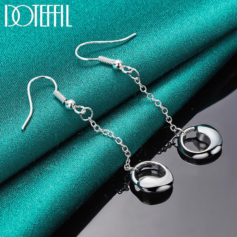 Fashion Pendant Earrings Gift Silver Beautiful Jewelry