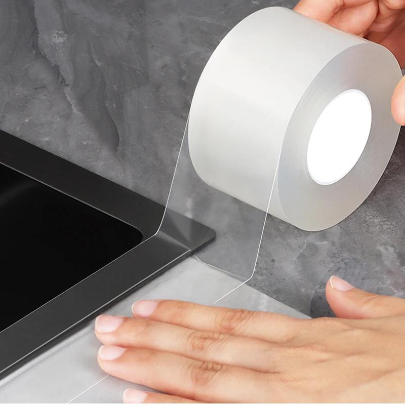 10/1m Nano Double Sided Tape Self Adhesive Transparent Waterproof Stickers Traceless Glue Water Seal Strips Strong Sticky Tapes