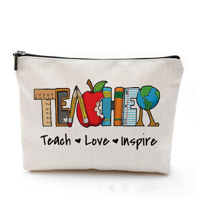 

сумка для губної помади Дорожня косметичка СумкиЖіноча шкільна вчителька Подарунок Косметичка Гаманець Портативна сумка 04