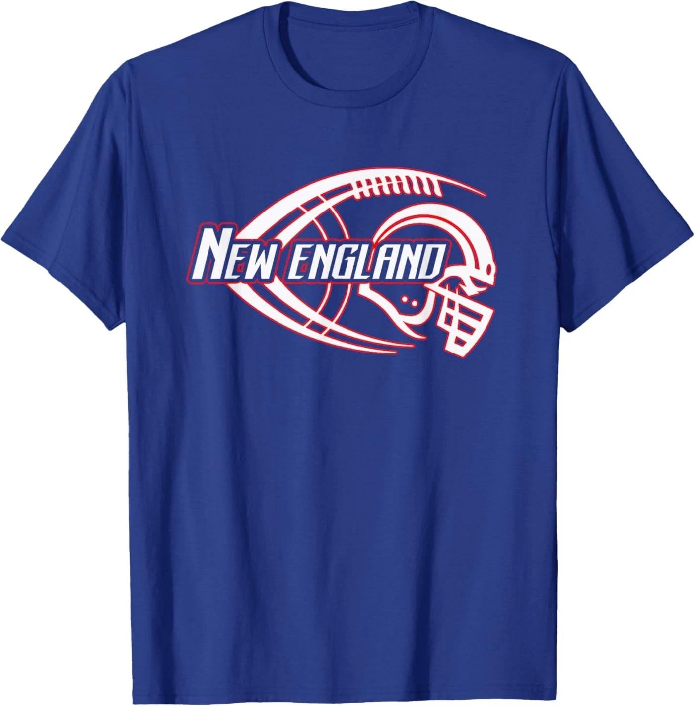 

New England Boston Unisex 100% Cotton T-shirt Mens Tees Top 2XL