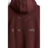 H M Sports Hoodie Loose Fit dryMove Rust Red
