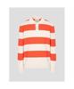 Binpolmen Rugby Stripe Collared Neck Knit Orange (Bc5251C078)