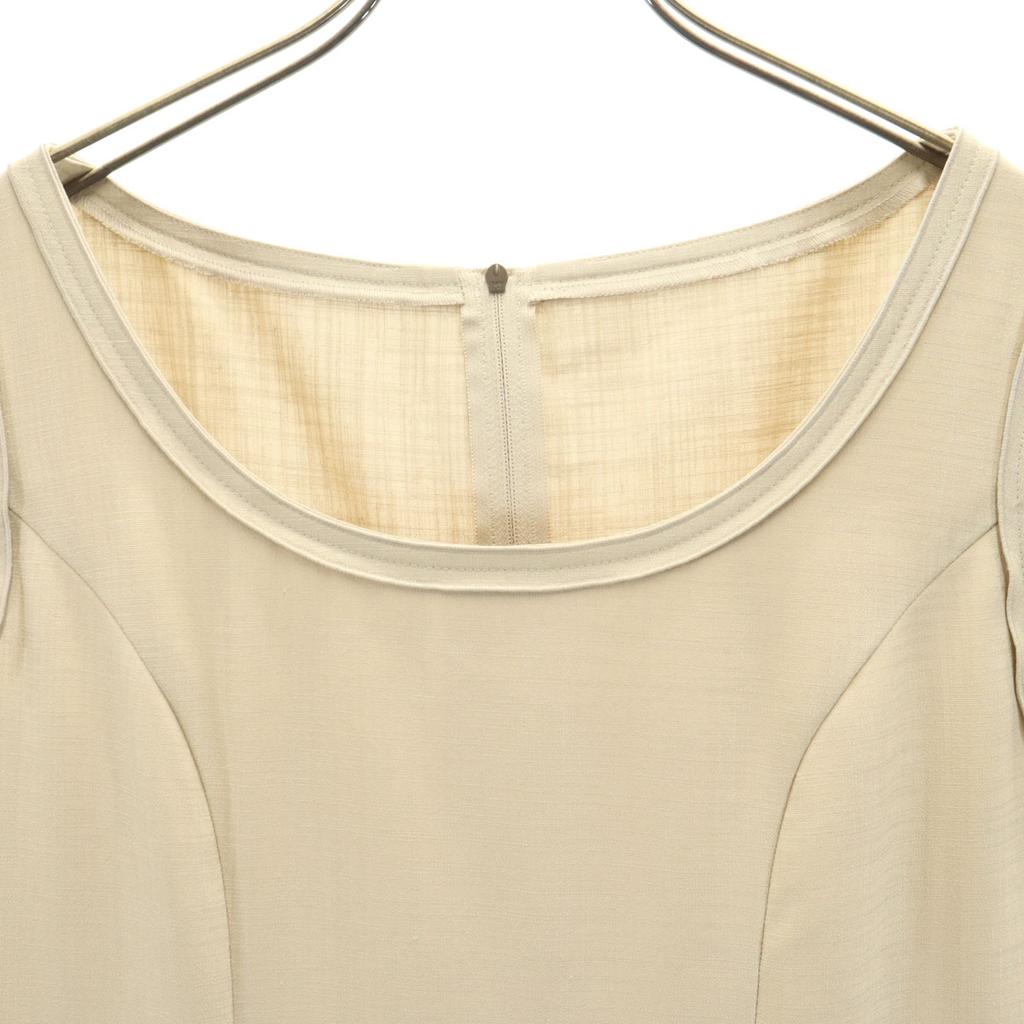 FOXEY NEW YORK vyrobeno v Japonsku Mini šaty bez rukávů 38 Béžová Dámské Použité