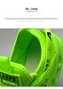 7770 Men's Low-Top Blade Sole Running Shoes - Iridescent Mesh Upper, Large Size, Trendy & Casual for Spring/Summer Jogging