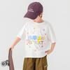 Boys' Hand-Painted Graffiti Cool-Touch Cotton T-Shirt
