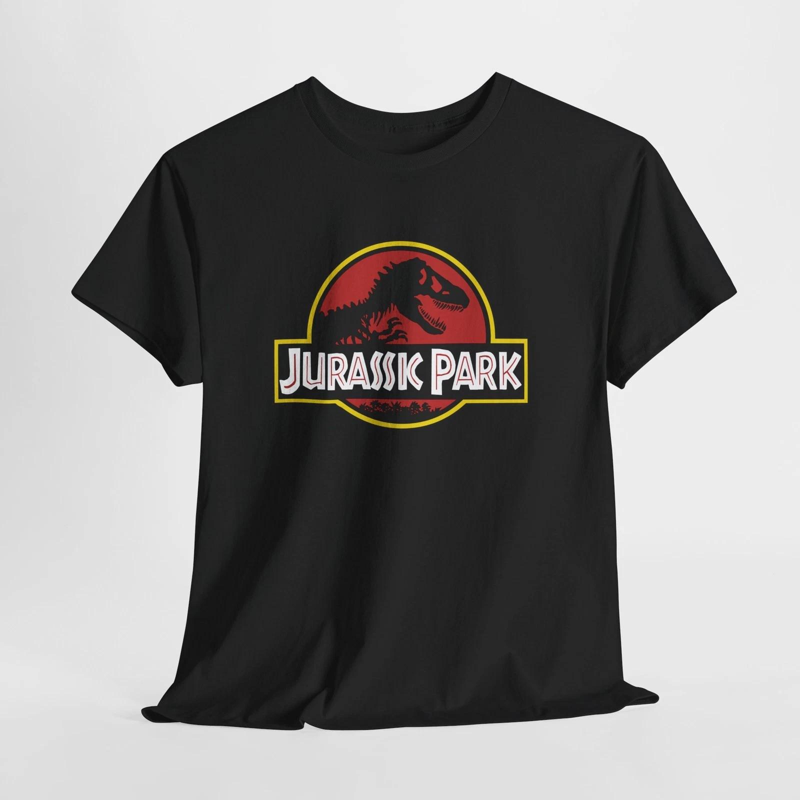 Men s and Women s T-shirts Jurassic Park Black T-Shirt – Unisex Movie Logo Tee for Men or Women XXL