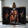 Supernatural Print Flannel Blanket High Quality Warm Comfortable Cover for All Seasons Perfect for Gifts Home Decor