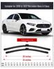 Mercedes A-Class Silent Wiper Blade - A200L/A220L/A180 Special Rubber Strip