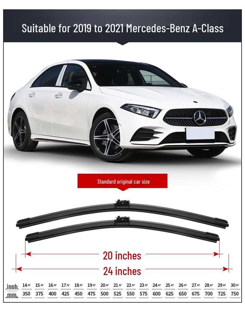 Mercedes A-Class Silent Wiper Blade - A200L/A220L/A180 Special Rubber Strip