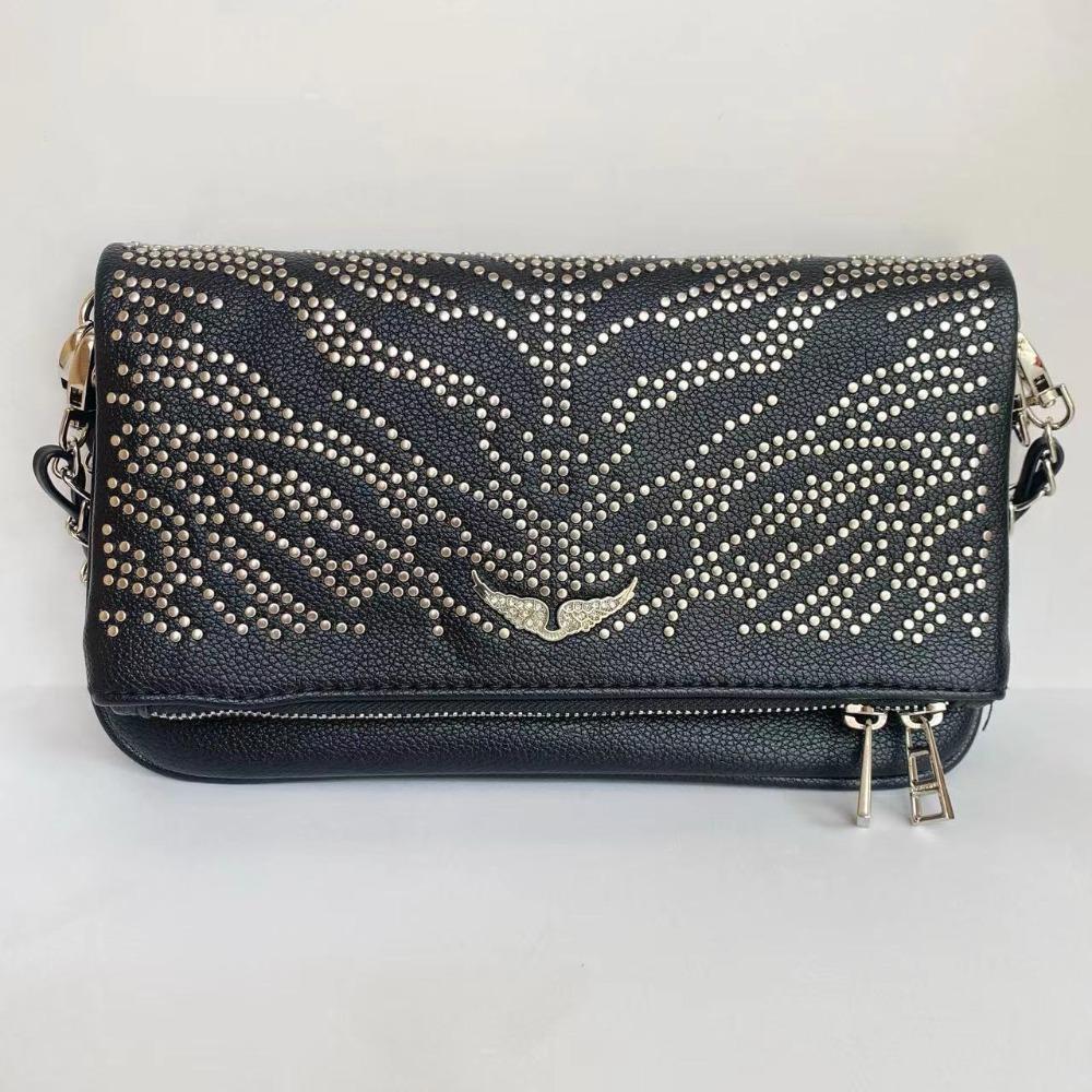 Bag lady flip classic fashion Spanish tail goods explosion shoulder bag full of diamond wings light luxury high-end