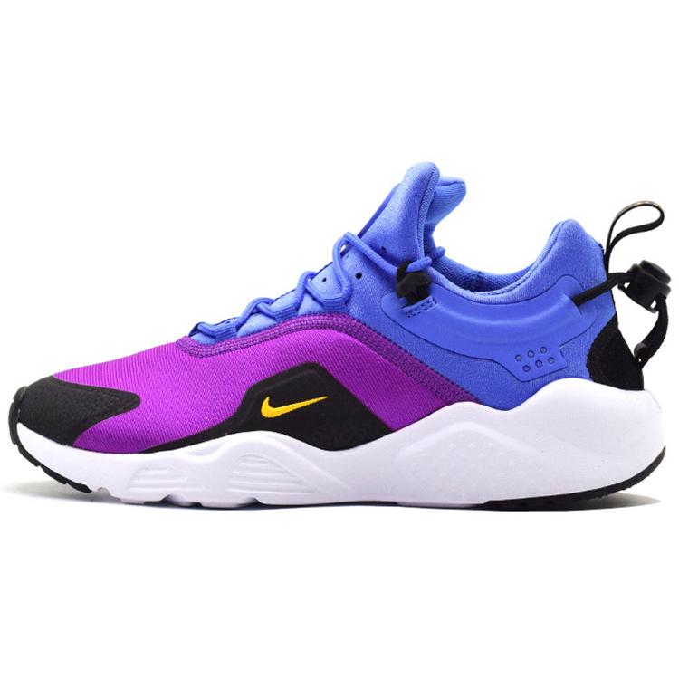 

New Nike Air Huarache City Move Vivid Purple Laser Orange Women s AO3172-501 35.5