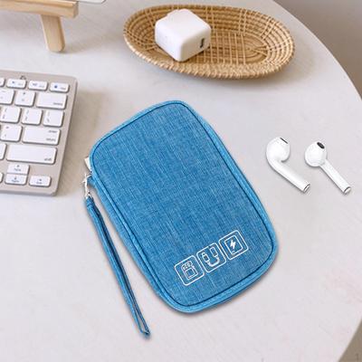 Portable Travel Organizer Bag Cord Waterproof for Cables Hard Drives Headphone