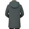 Herren-Kapuzenjacke, Winter, warm, dick, langärmelig, Reißverschluss, männlich, Stehkragen, Daunenpolsterung