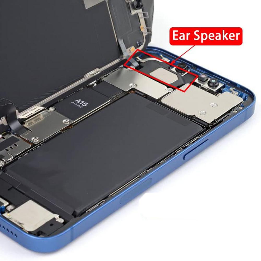 Upper Loud Speaker Ear Speaker For iPhone 13 Mini Pro Max Earpiece With Light Sensor Microphone Flex Cable Replacement
