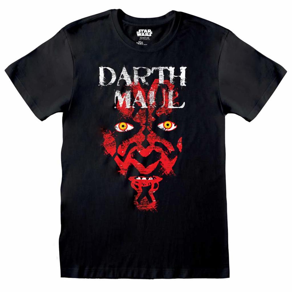 Star Wars Unisex Adult Classic Darth Maul Face T-Shirt