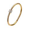 Starry Sky Women's Titanium Steel Bracelet - Non-Fading, Versatile, Full Diamond Stainless Steel, High-End Silver Fashion Accessory