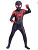 Kids Superhero Super Stretch Jumpsuit Halloween Cosplay Spider Pattern Performance Jumpsuit Movie Character Mask Set