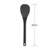Akebono Sangyo Rice Made in Commercial Double Embossed Surface for Magic Rice Black Paddle, Black, 60cm, Packaged, Japan, Use, Non-Stick Rice, Paddle,