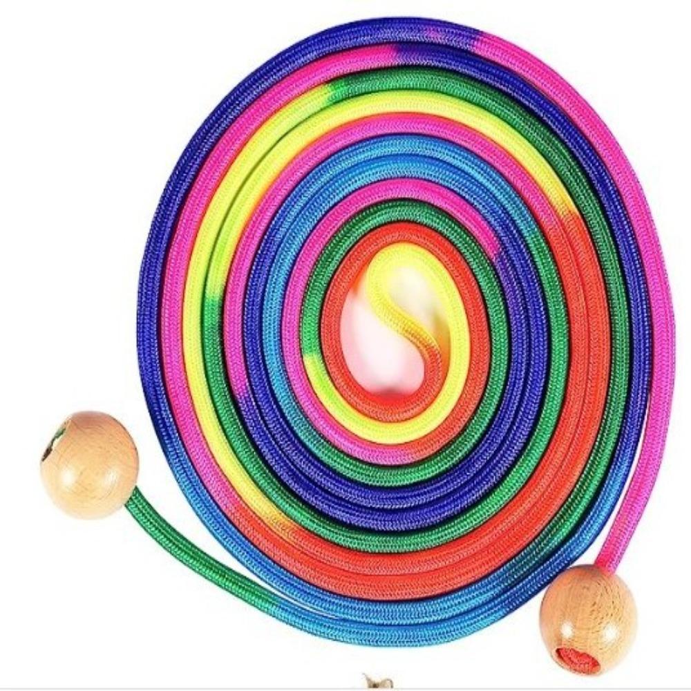 

Деревянная ручка Нескользящая скакалка Длина 5 м Скакалка для нескольких игроков Групповые занятия