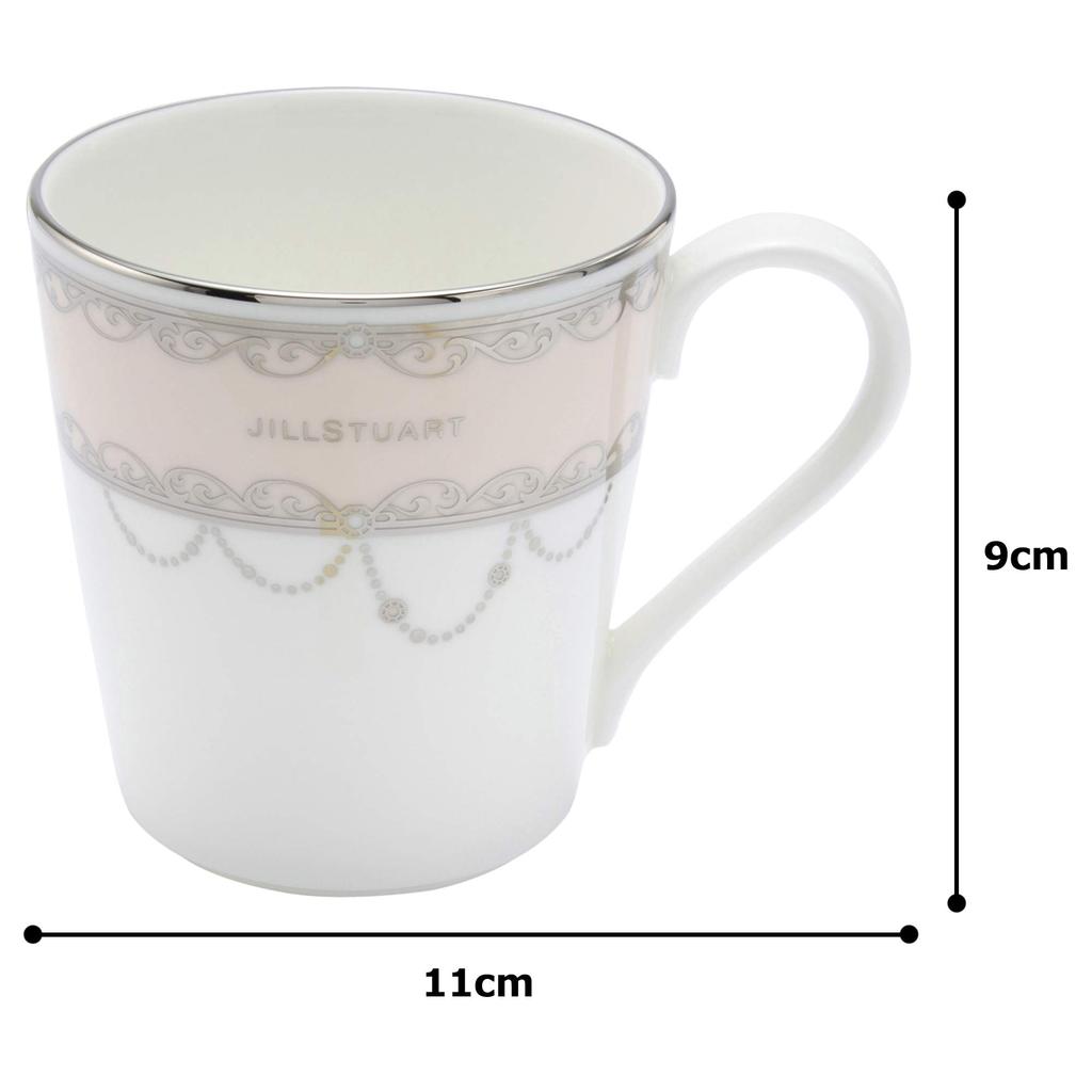 JILL STUART Jewelry Stylish and Wedding Gift Made In Mug, 290cc, Pink, Cute, Gift, Boxed, Japan, 51852-2773