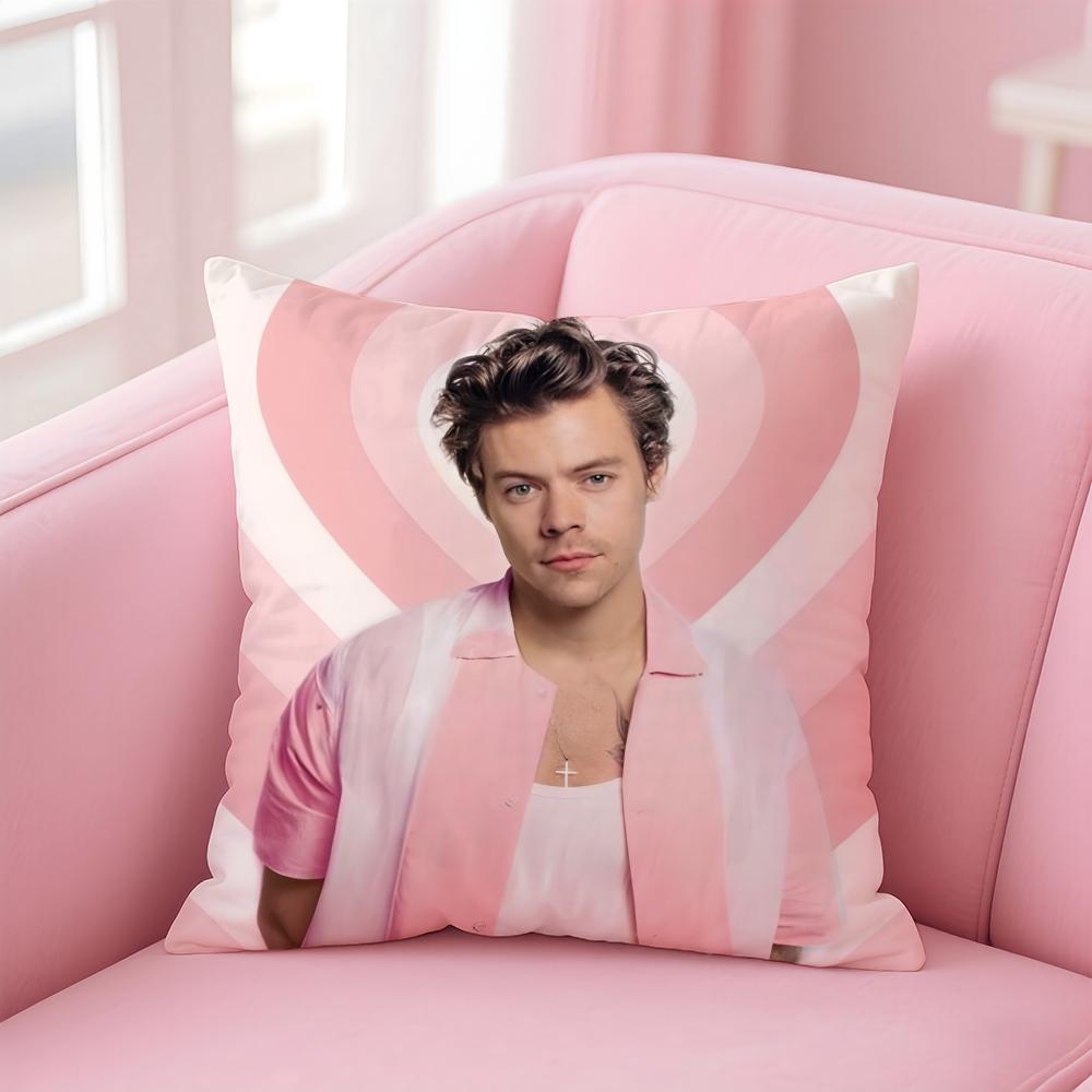 H-Гарри Стайлс Певец Наволочка Подушка Удобная Двусторонняя Наволочка Идеально Подходит Для Автомобиля Дивана Спальни И Многого Другого 30cmx30cm