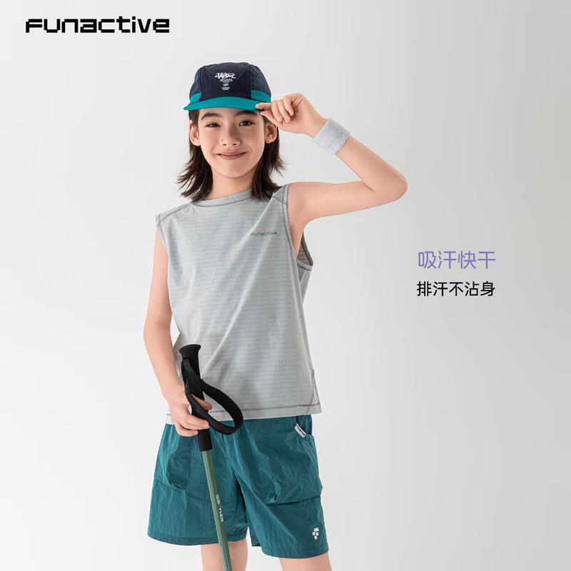

FUN ACTIVE Boys 7A Anti-bacterial Quick-Dry Sleeveless Training Top 175