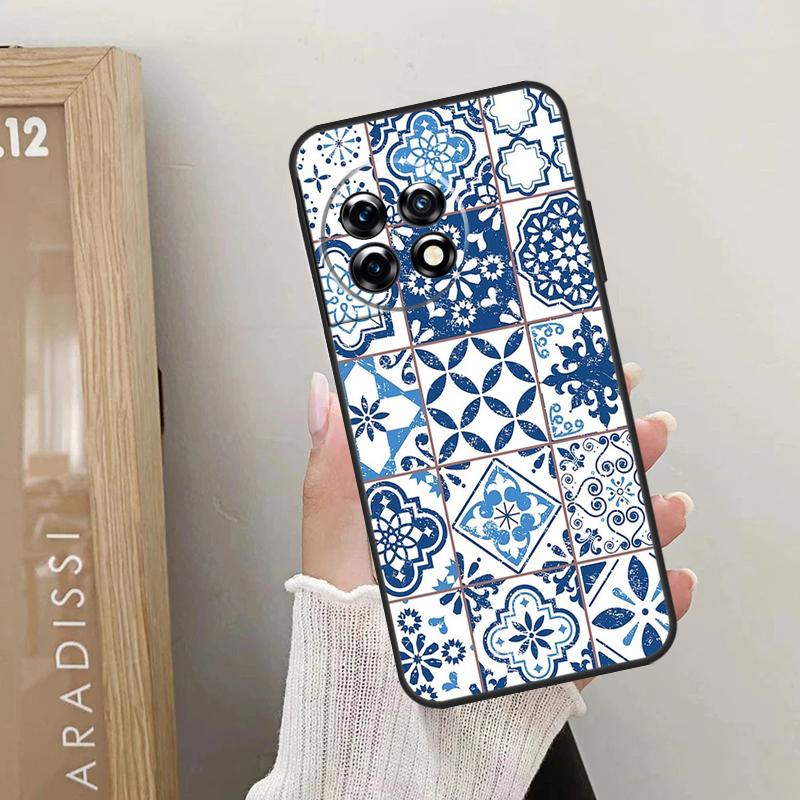 Marokkanisches Muster Hülle für OnePlus Nord CE 4 3 2 Lite 2T N10 N20 N30 OnePlus 12 11 9 10 Pro 8T 10T 12R Hülle