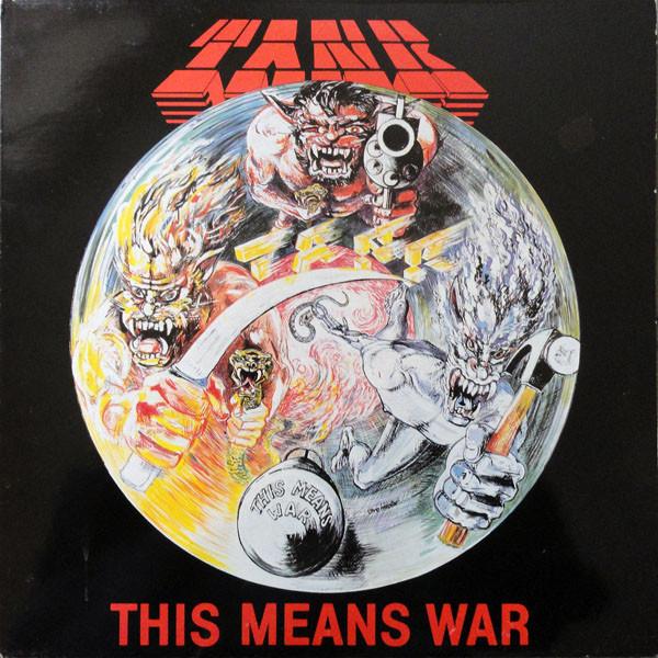 

LP Record TANK This Means War HRR882LP HIGH ROLLER 202 Germany Rock