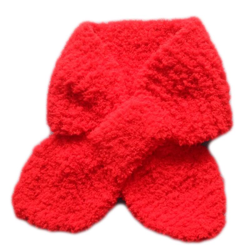 

Handcrafted Knitted Baby Christmas Hat & Scarf Set - Skin-Friendly Velvet, Multiple Pieces Holiday Wear 0-3 months