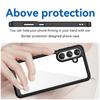 For Samsung Galaxy S25 FE Phone Case WANLONFENG XC Series TPU Acrylic Cover with Tempered Glass (Big Lens Hole)