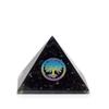 Small Orgonite Pyramids 5.5x4.5cm – Tree of Life – Black Tourmaline Chips