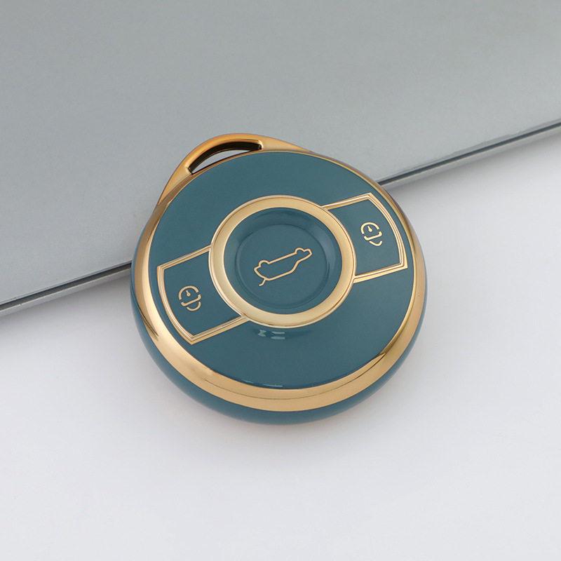 Mercedes Smart Fortwo R Key Cover 2022: Brabus Pro Gold Edge Protective Shell