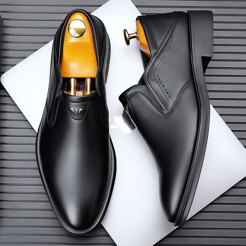 Hochwertige Herrenschuhe Modemarke Freizeitschuhe Britische Business Lederschuhe Luxus Designer Slipper Klassische Herren Anzugschuhe