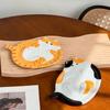 Tabby Cat Creative Ginger Cat Plate Exquisite Ceramic Kitty Jewelry Tray Cute Cartoon Bread Dessert Plate Restaurant