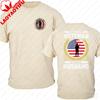 American Flag Veteran Wife TShirt My Favorite Veteran Print Oversized Heavy Cotton USA Patriotic Military Streetwear For
