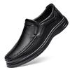 Neue, modische Leder-Freizeitschuhe für Herren mit weicher Sohle, bequem und atmungsaktiv, ideal zum Autofahren, für den Outdoor-Bereich und als Business-Loafer mit dicker Sohle.
