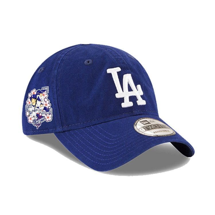 

Cap Hat 9TWENTY Shohei Yoshinobu Roki Japanese Trio Patch Los Angeles Dodgers CAP Blue [New Era] Otani, Yamamoto, Sasaki, Men s Women s [Used] синій