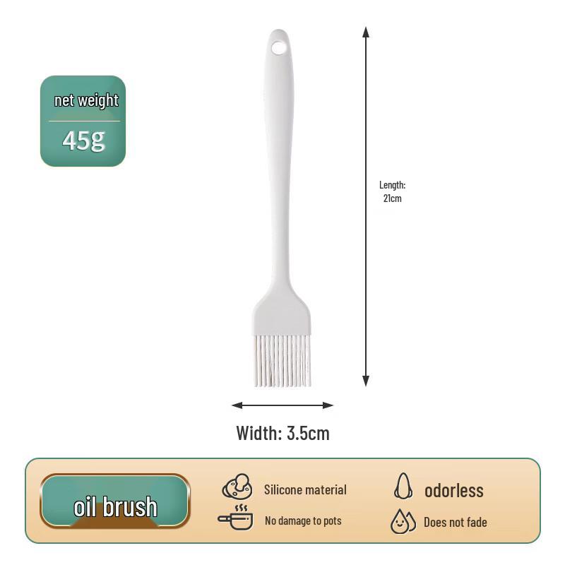 ZISIZ Silicone Kitchen Spatula Set