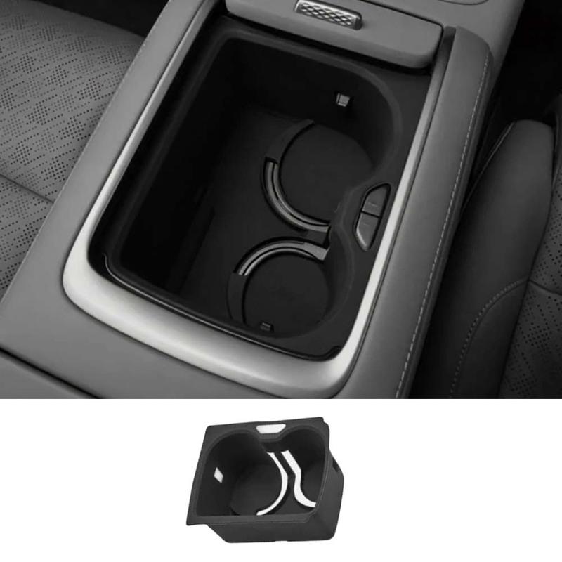Car Decoration Center Console Cup Holder Mat For ZEEKR 7X 2024-2026 Black White Grey Car Upgrade Modify A Car