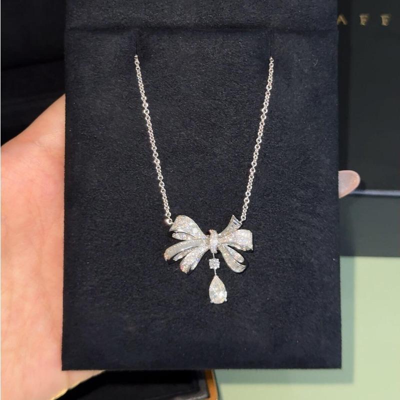 Версия Хай Графф Кулон Бабочка Фантом Женский Высококлассный Чувство Легкая Роскошь Полый Трехмерный Полностью Бриллиантовый Кулон Не Тускнеет