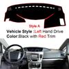 Car Dashboard Cover Non Slip Pad For Ssangyong Rodius 2007 - 2018 Auto Car Dash Mat Sun Shade Pad Anti-UV Cushion