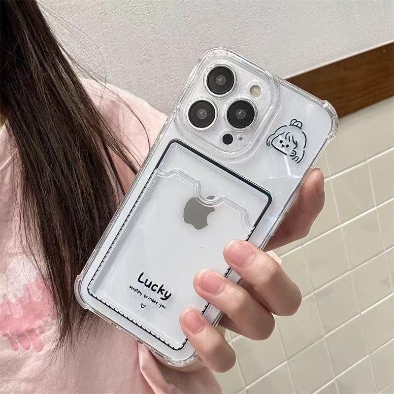 Lucky Couple iPhone Case: Compatible with iPhone 11, 12 Pro, 13, 16 Pro Max, and 17 Pro. Durable, Anti-fall Protection for Him and Her.
