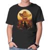 Unisex Crew Neck T-Shirt Wasteland Sunset Graphic Short Sleeve Casual Tee