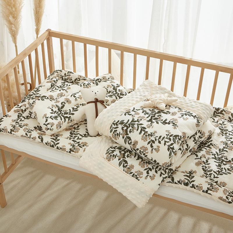 Set de lenjerie de pat pentru copii de grădiniță Clasa A: Plapumă, Pătură, și Pernă