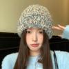 Large Head Circumference Knitted Woolen Hat Women's Autumn and Winter Cold Protection Ear Protection Hat Retro Face Showing Small Hat New Style
