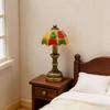 12-Minute Dollhouse Miniature: European Retro Table Lamp for Bedroom or Living Room